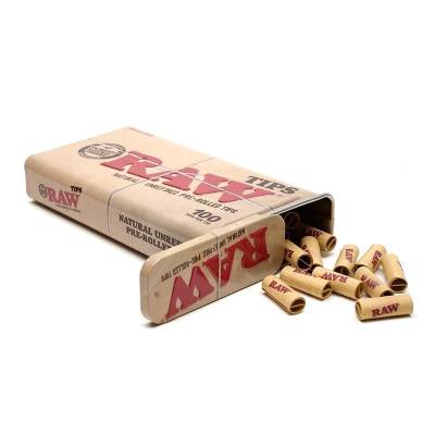 RAW I Pre-Rolled Tips 100pk Tin