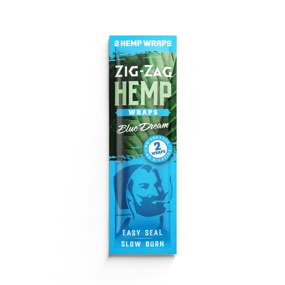 Zig Zag Hemp Wraps I Blue Dream