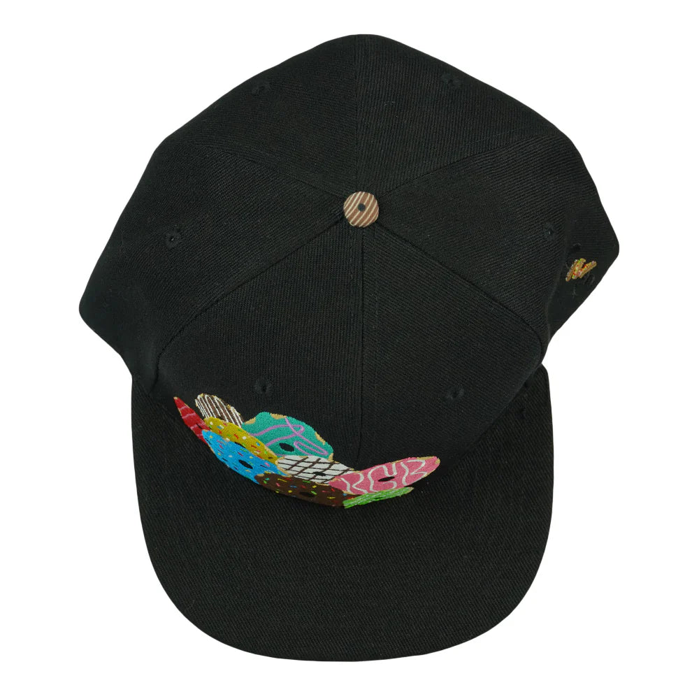 KGB Glass I Decade of Donuts Black Fitted Hat