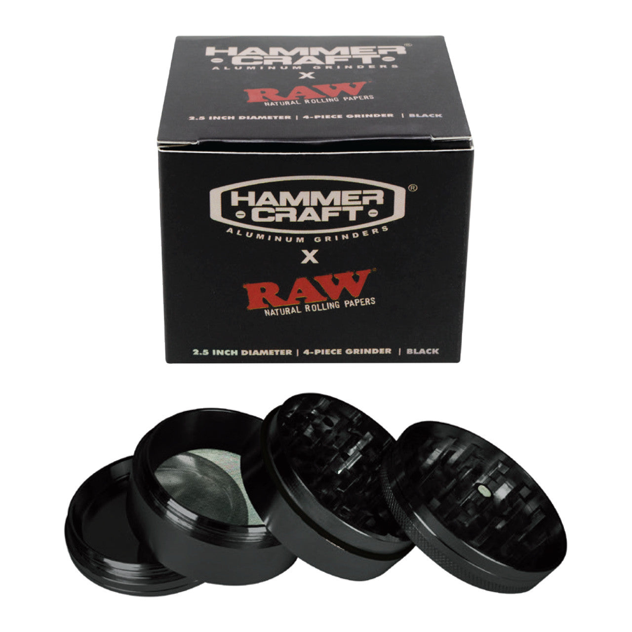 Raw I Hammer Craft 2.5" - 4pcs Black