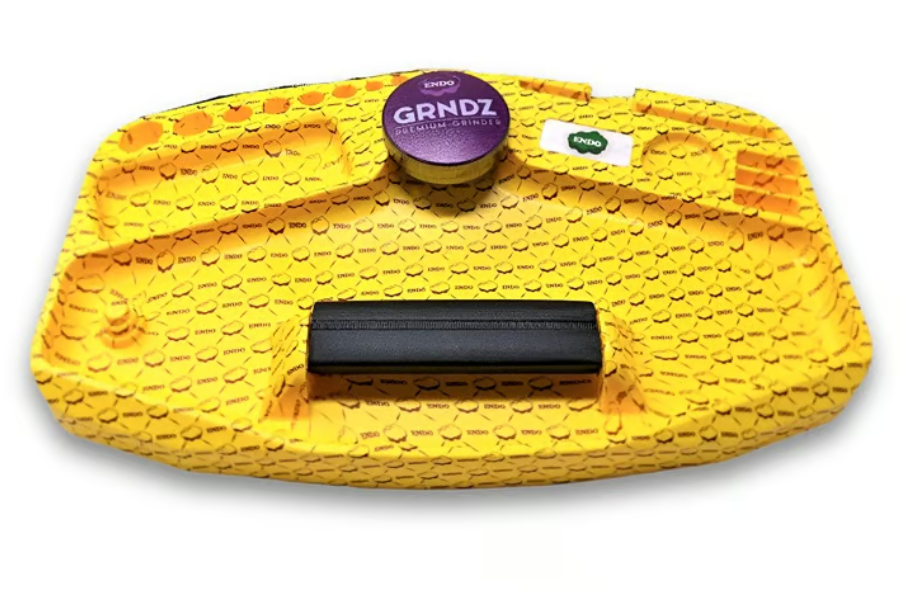 ENDO I Rolling Tray - Yellow (8" x 13")