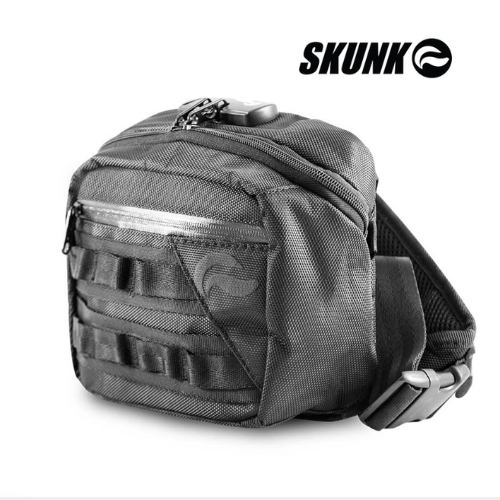 Skunk I Kross Black Smell Proof Lock Fanny Bag