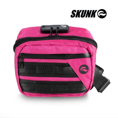 Skunk I Kross Pink or Blue Smell Proof Lock Fanny Bag