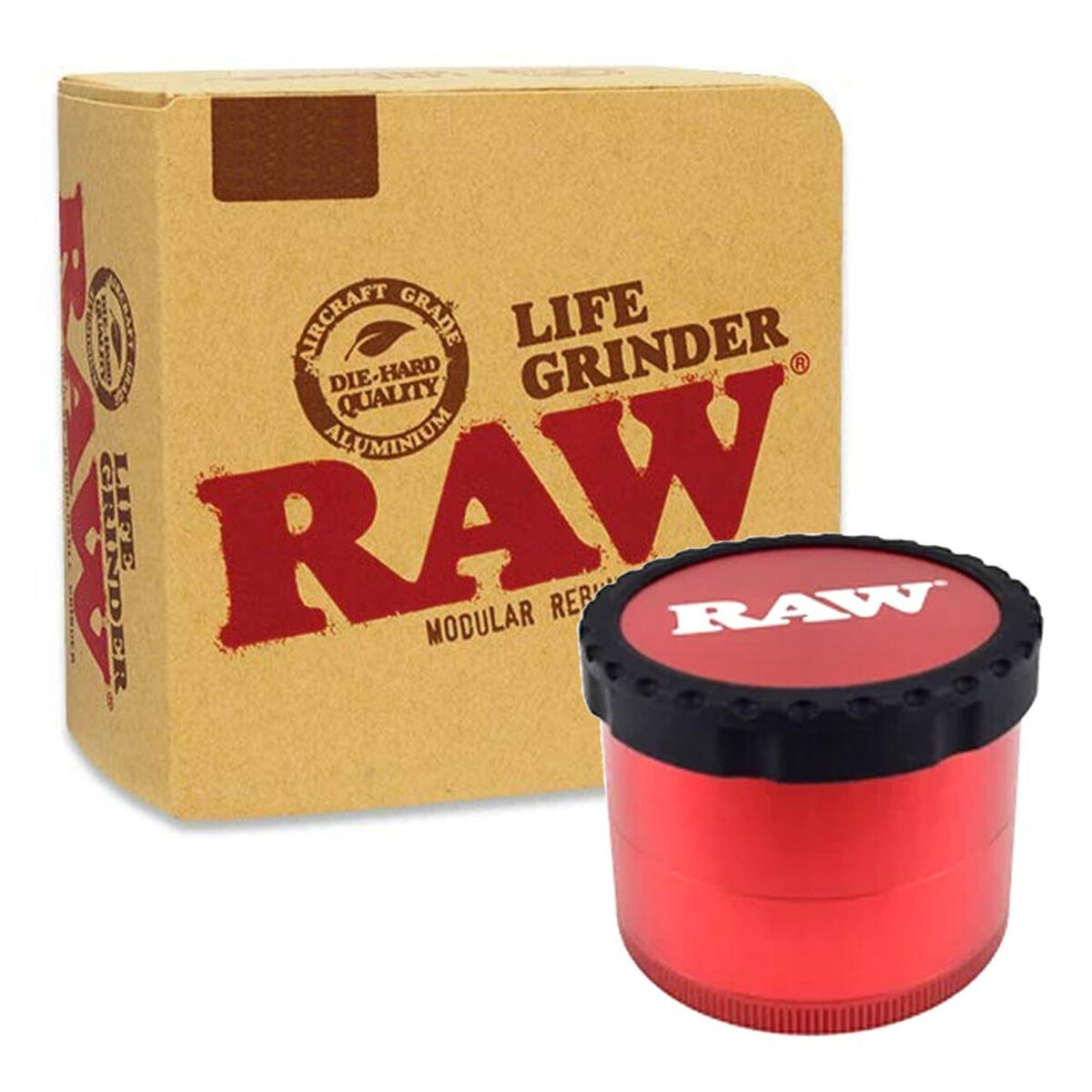 Raw I Life Grinder 60mm - 4pcs Red