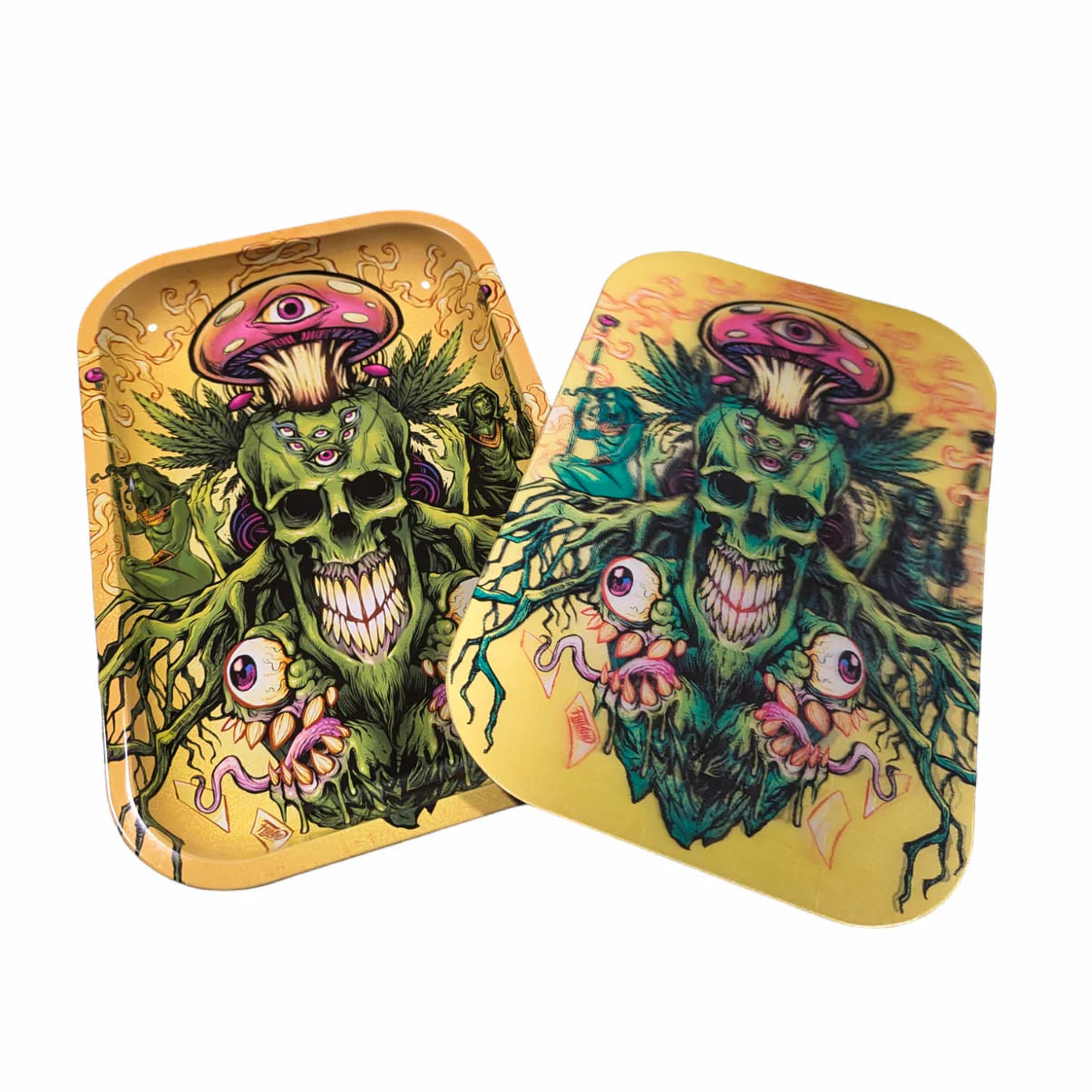 Eye Candy Skull Candies by Bryan Allen Rolling Tray (7" x 11")