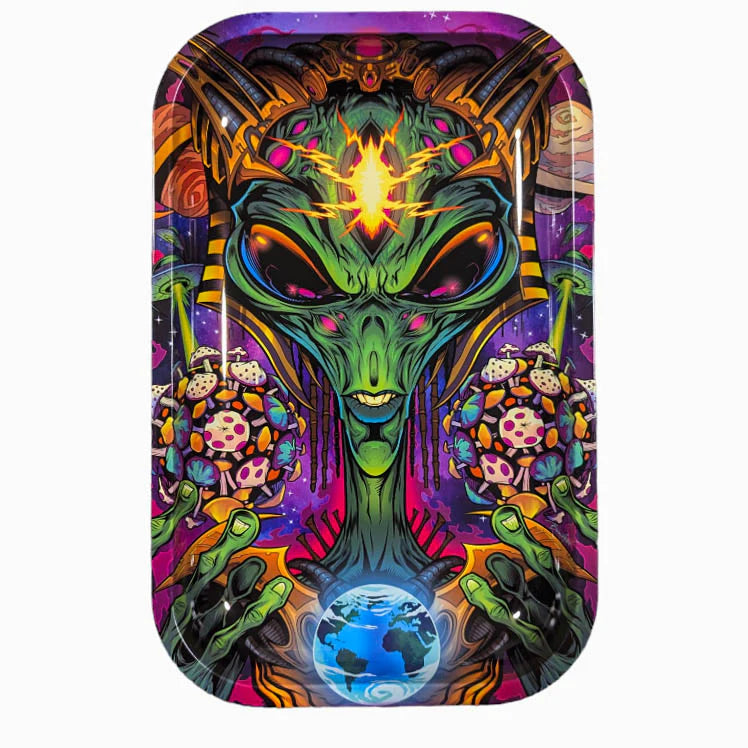 Eye Candy New World Order Rolling Tray (7" x 11")