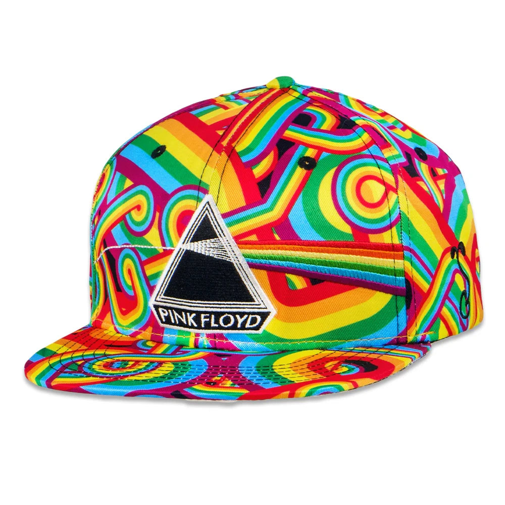 Grassroots California I Pink Floyd DSOTM v2 Rainbow Snapback Hat